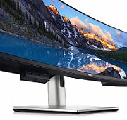Monitor Dell Curved 49  DQHD USB-C U4924DW, 124.46 cm, Maximum preset resolution: 5120 x 1440 at 60 Hz, Screen type: Active matrix - TFT LCD, Panel technology: In-Plane Switching Technology, Backlight: White LED edgelight system, Faceplate coating: Anti-Glare with 3H hardness, Aspect ratio: 32:9