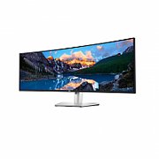 Monitor Dell Curved 49  DQHD USB-C U4924DW, 124.46 cm, Maximum preset resolution: 5120 x 1440 at 60 Hz, Screen type: Active matrix - TFT LCD, Panel technology: In-Plane Switching Technology, Backlight: White LED edgelight system, Faceplate coating: Anti-Glare with 3H hardness, Aspect ratio: 32:9
