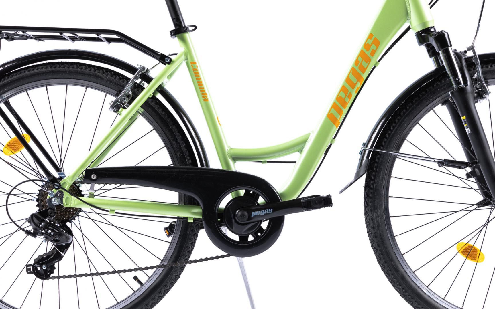 Bicicleta Oras Pegas Comoda Verde Fistic ( AL)