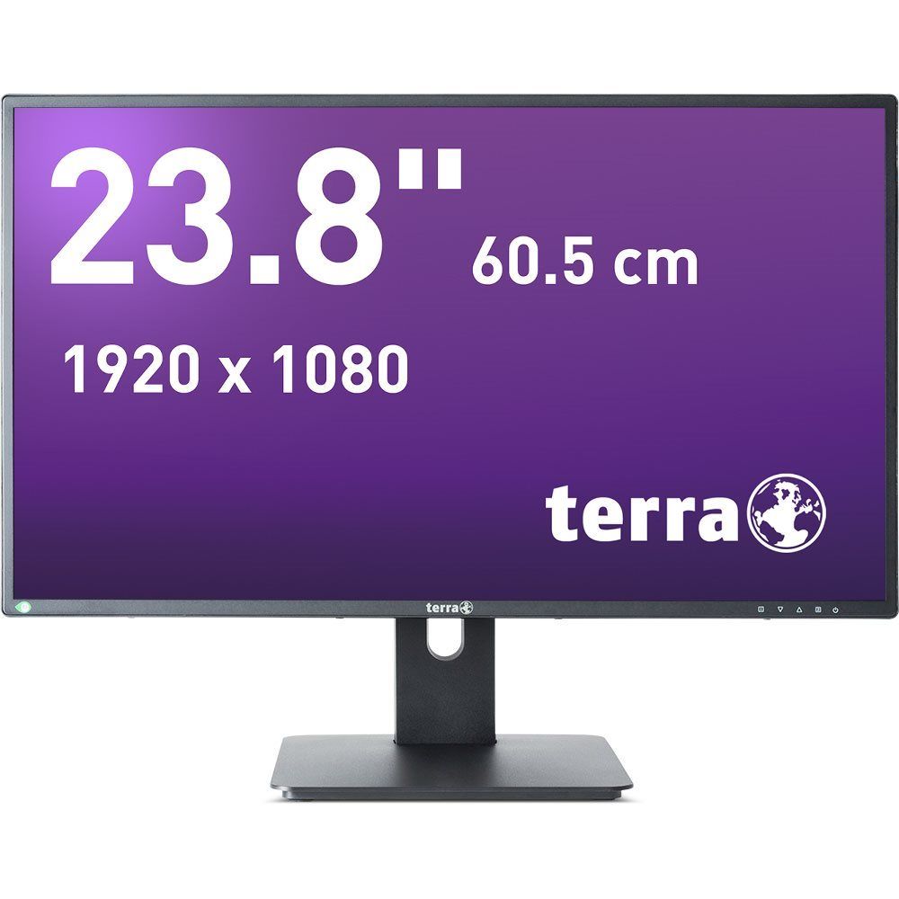 Monitor 23.8 inch LED TERRA 2456w pv v3 1920 x 1080 pixeli, 75 Hz, 5 ms, Negru