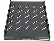 EXTRALINK 1U 350mm Fixed shelf 19inch for 600mm depth cabinets Black