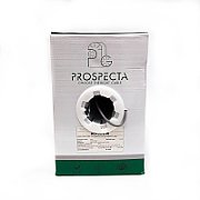 Cablu UTP CAT 5E 4x2xAWG24, cupru 100%, cod: H0106/E/W, pentru retelistica (pana la 100MHz), numar perechi: 4 twisted, diametrul conductorului: 0.51mm, material PVC, culoare gri, diametru exterior 4.7mm,  Conductor Loop Resistance Ohm/km: 178, Mutual Capacity C1 pF/m: 49, Velocity Ratio 69%, Voltage