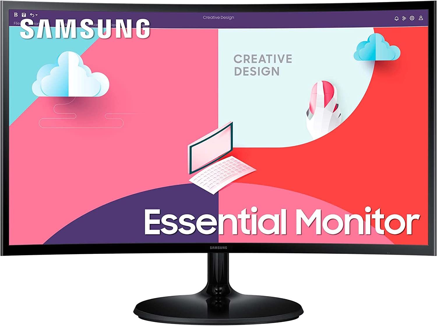 Monitor 24 inch LED Samsung LS24C364EAUXEN 1920 x 1080 pixeli, 75 Hz, 4 ms, Negru