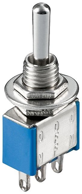 ON-OFF-ON switch, 3 pins 250V 3A
- dimensions: 13x7x10mm
Packaging: bulk 1 pc.