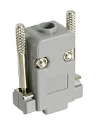 9-pin D-SUB socket housing, long screw
Packaging: bulk 1 pc.