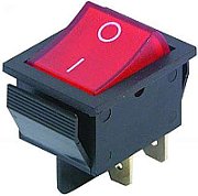 Switch 4 poles 250V 30A 1 red button
- 28.5 x 21.7mm
Packaging: bulk 1 pc.