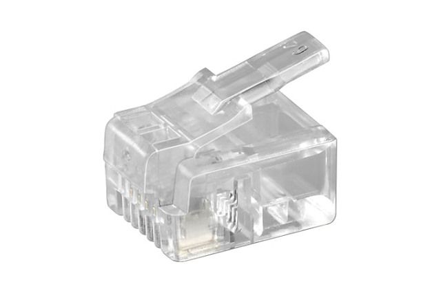 TEL PLUG RJ11-BU