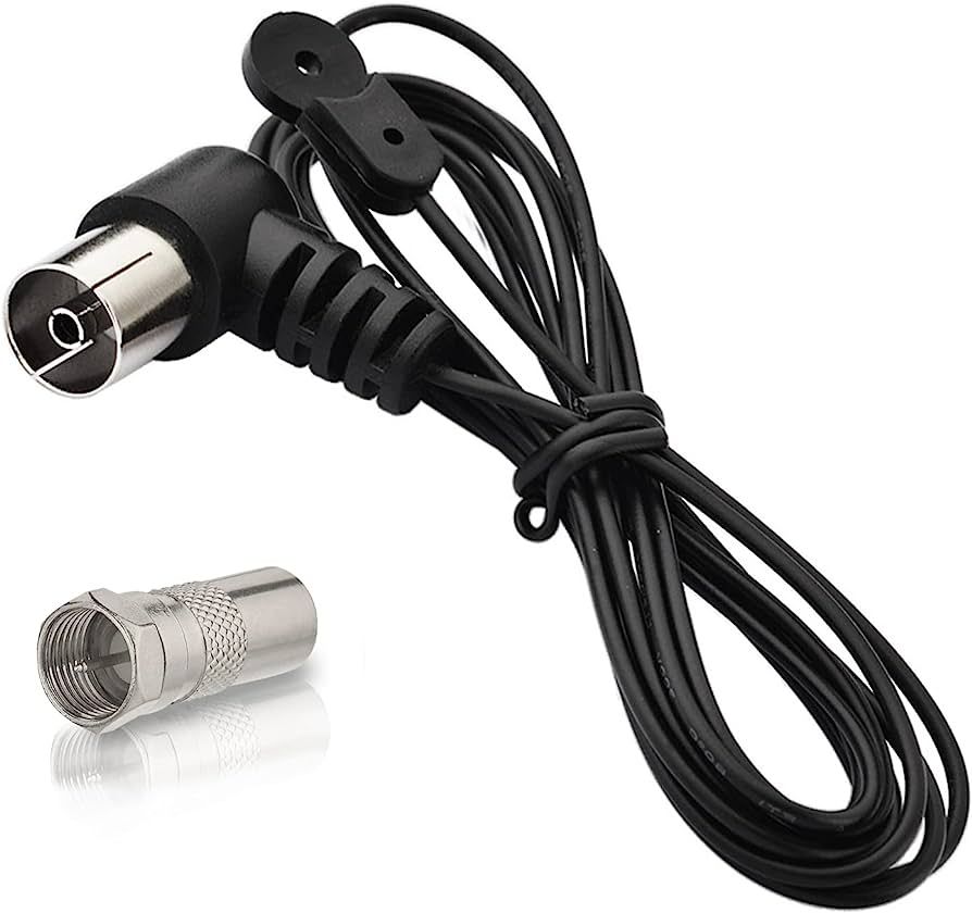 Dipole FM antenna with coaxial plug
- length 1.8m
- dipole length: 0.8m each
Packaging: bulk 1 pc.