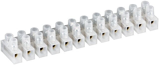 White terminal connectors 12 pcs line 6mm² 5A
Packaging: bulk 1 pc.