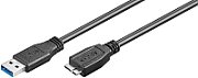 USB3 A-UB-BK/1,8-BU