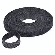 Tape with Velcro 1cm x 5m
- for organizing the power or data cables of computers, printers, laptops, audio systems
Packaging: bulk 1 pc.