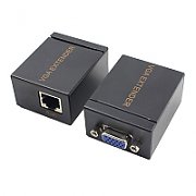 Extender VGA 100m + Audio, prin UTP/FTP

Adaptor extender VGA cu audio pentru , prelungirea semnalului video la distante de pana la 100m.

Transmiterea se face prin cablu de date UTP sau FTP Cat 5E / 6.

Pentru un semnal curat se recomanda folosirea cablurilor din cupru integral si de preferat Cat 6.

Adaptoare VGA transmitatoare receptoare VGA cu intrare si iesire audio jack 3,5mm stereo.

Alimentare cu sursa 5V 2A DC.

Instalare usoara Plug and Play.
Montati si se conecteaza automat, fara drivere.

Utilizat la scara larga in birouri educationale, militare, sali de conferinte, divertisment si alte platforme.

Suport video format : VGA , SVGA , XVGA , UXGA.

Rezolutie maxima suportata : 1920 X 1440 / 60Hz&ampnbsp

Distanta de extindere suportata : Max 100m&ampnbsp

Tip interfata : HDB15-F , RJ45 , Audio 3,5mm , DC 2,1mm 5V-1000mA

Sistem de operare&ampnbsp: DOS , WINDOWS , APPLE , MAC , LINUX , Netware , Unix&ampnbsp

Continut pachet :

1&ampnbspx receptor ,

1 x transmitator&ampnbsp

2 x alimentator DC 5V - 2A

Manual de utilizare in limba engleza
