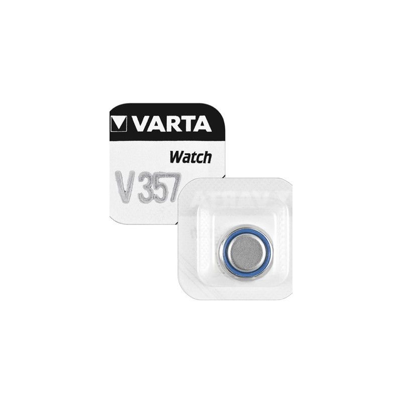 Silver oxide button battery V357/SR44 AG13 1.5V 145mAh Varta
- dimensions: 11.6 x 5.4mm
Packaging: blister 1 pc.