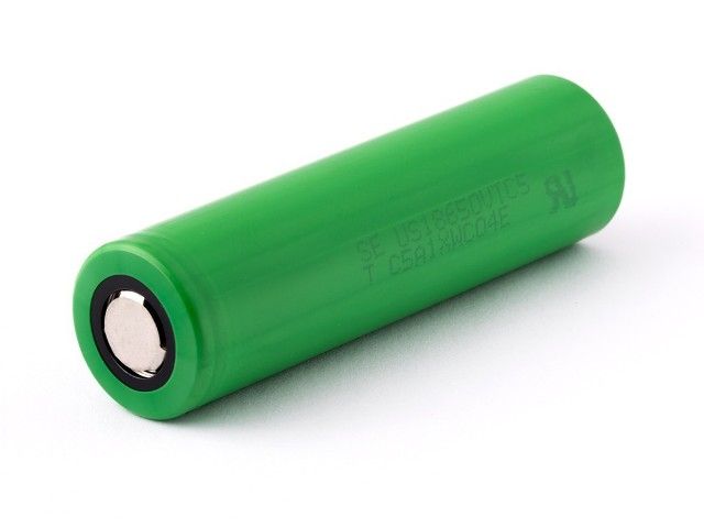 Li-ion battery 3.6V 2600mAh SONY US18650VTC5
CAREFUL!
- can be used for electronic cigarettes with consumption between 60W-80W
- continuous discharge current: 20A
- maximum discharge current: 30A
- without overload protection
- dimensions: 65 x 18.2 mm
Packing: bulk 1pc