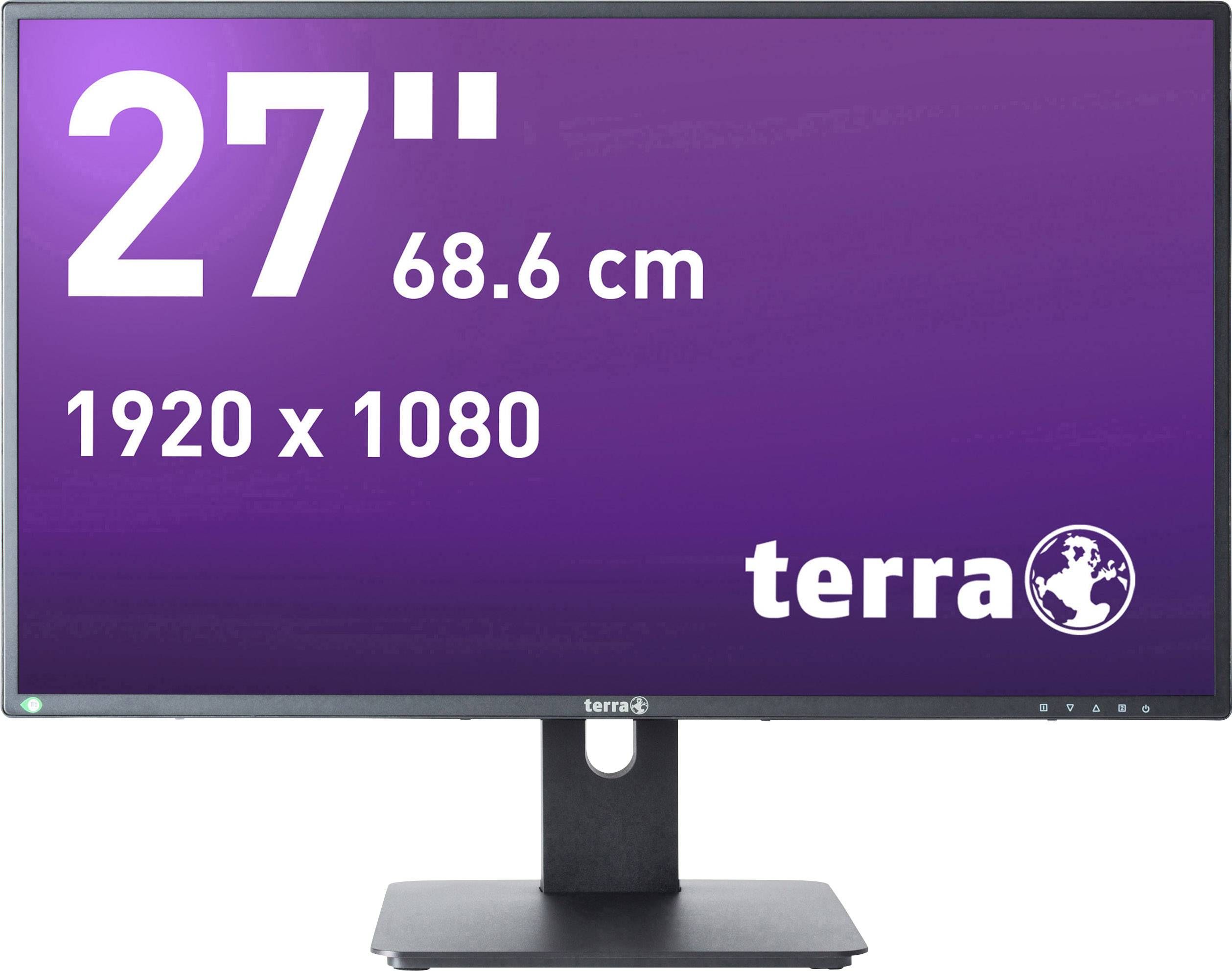 Monitor 27 inch LED TERRA 2727w ha 1920 x 1080 pixeli, 60 Hz, 5 ms, Negru