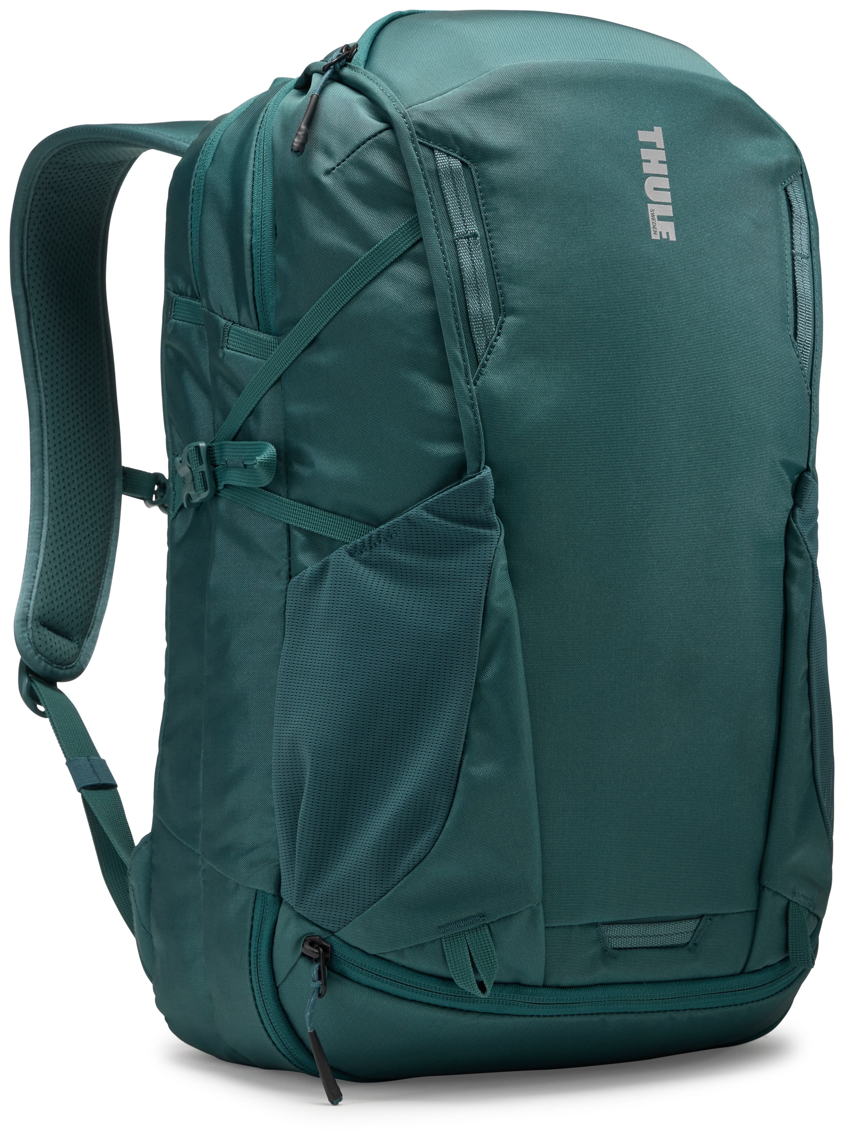 RUCSAC THULE Enroute, 30 l, pt. notebook de max. 15.6 inch, 2 compartimente, buzunar lateral x 2, waterproof, nylon, verde,  TEBP4416 MALLARD GREEN  / 3204850