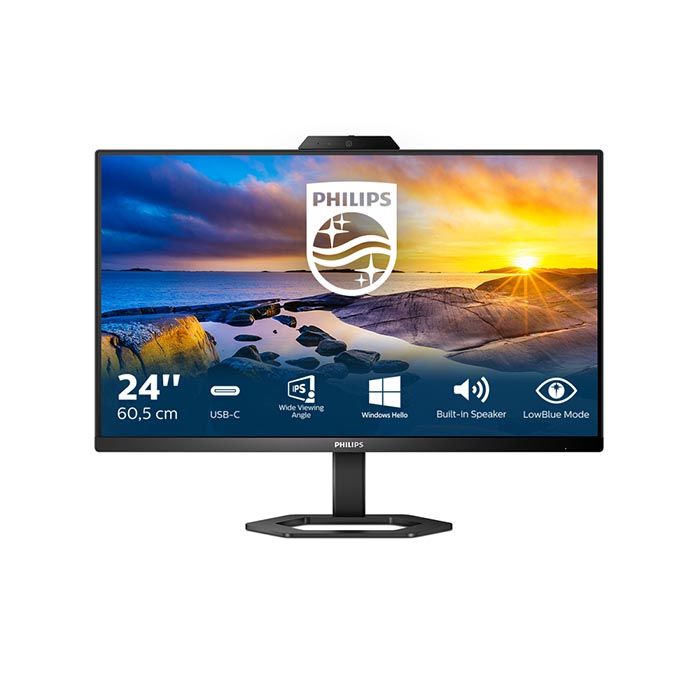 Monitor 23.8 inch LED Philips 24E1N5300HE 1920 x 1080 pixeli, 75 Hz, 4 ms, Negru
