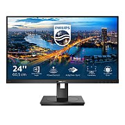 Monitor 23.8 inch LED Philips 242B1/00 1920 x 1080 pixeli, 75 Hz, 4 ms, Negru