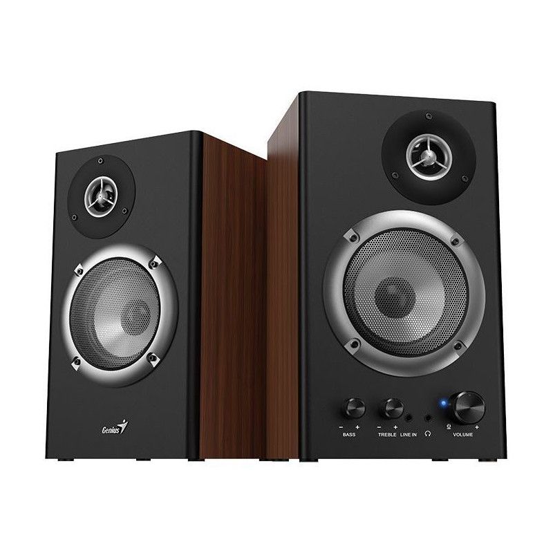 BOXE GENIUS 2.0, RMS: 36W (2 x 18W), amplificare integrata, black&ampbrown wood,  SP-HF1200B   31730049400  (include TV 3.5lei)