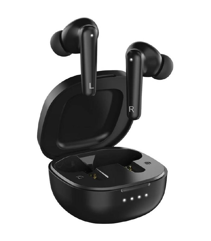CASTI Genius,  HS-M910BT , TWS, wireless, intraauriculare - butoni, pt smartphone, microfon pe casca, conectare prin Bluetooth 5.0, negru, USB-C,  31710023400 , (include TV 0.18lei)