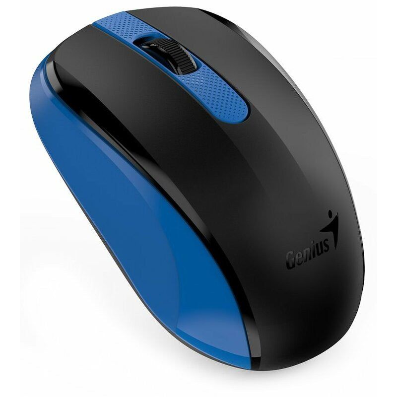 MOUSE Genius,  NX-8008S , PC sau NB, wireless, 2.4GHz, optic, 1200 dpi, butoane/scroll 3/1, , albastru,  31030028402  (include TV 0.18lei)
