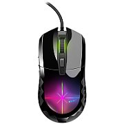 MOUSE Genius,  Scorpion M715 , gaming, cu fir, USB, optic, 7200 dpi, butoane/scroll 6/1, , negru,  31040007400  (include TV 0.18lei)
