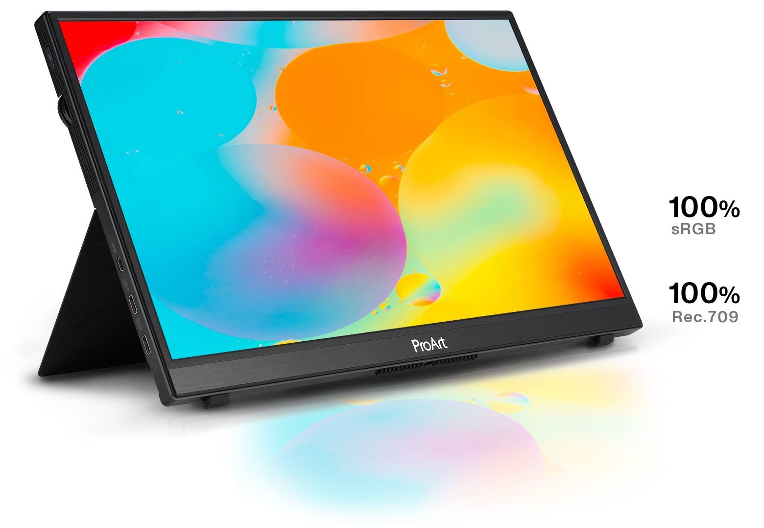 Asus ASUS ProArt Display PA148CTV Portable Professional Monitor - 14-inch, IPS, Full HD (1920 x 1080), 100% sRGB, 100% Rec.709, Color Accuracy ΔE < 2, Calman Verified, USB-C, 10-point Touch