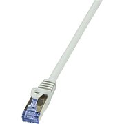 PATCH CORD S/FTP LOGILINK Cat7, LSZH, cupru, 600MHz, mufe RJ45 Cat6a, 7.5 m, alb, AWG26, dublu ecranat  CQ4081S  (include TV 0.8lei)