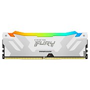 Memorie Kingston FURY Renegade 32 GB DDR5 6000 MHz CL32, XMP 3.0, Alb-argintiu, RGB