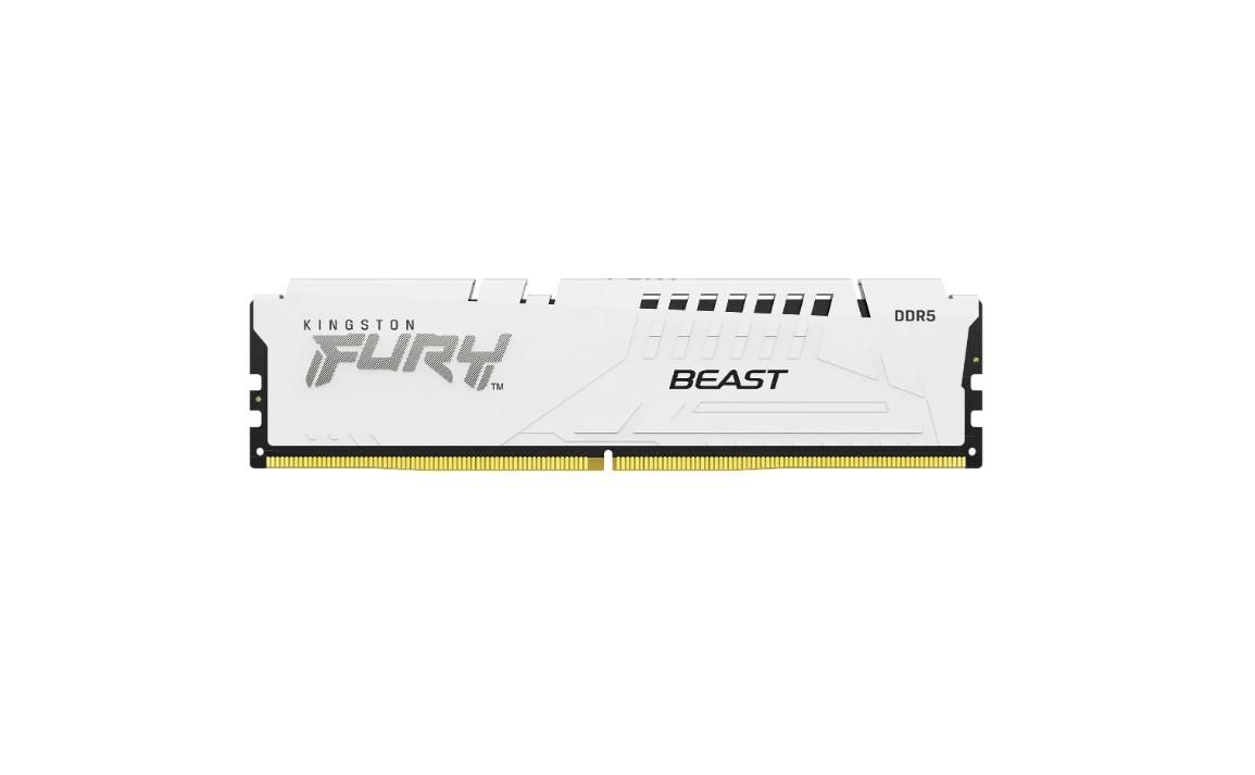 Memorie Kingston FURY Beast 32 GB DDR5 5600 MHz CL40, XMP 3.0, Alb