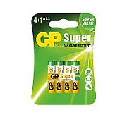 Baterie GP Batteries, Super Alcalina AAA (LR03) 1.5V alcalina, blister 5 buc.  GP24A4/1-2PL5   GPPCA24AS126   (include TV 0.48lei)