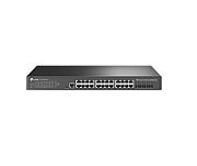 Switch TP-Link TL-SG3428X-UPS, 24 porturi 10 / 100 / 1000 MBs