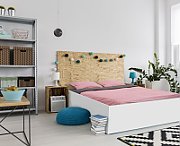  King Size Bed Set
100% cotton, density 144 TC
Set containes 2 pillow cases 50x70 cm , one flat sheet 220x240 cm and one duvet cover  200x220 cm 
Closing system : envelop for pillow and buttons for duvet cover  