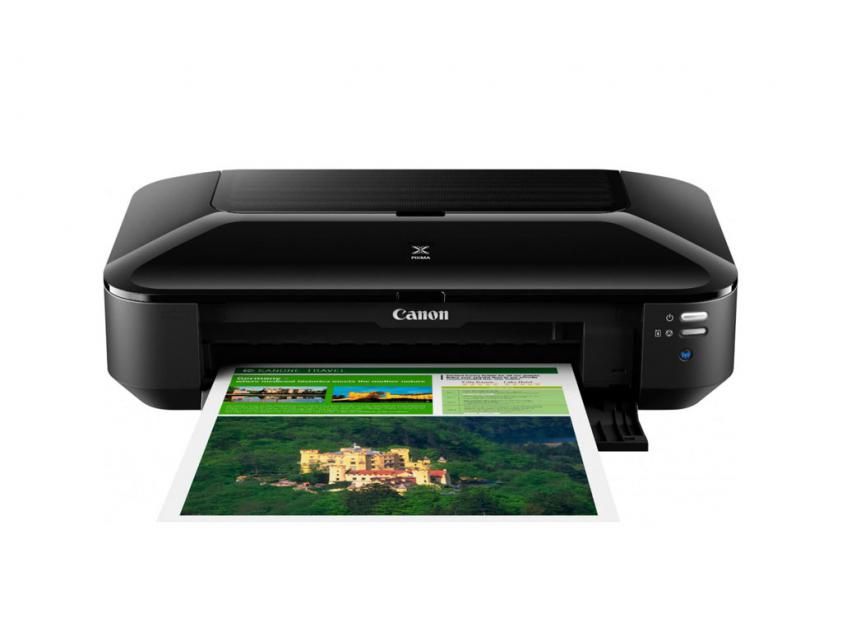 Imprimanta inkjet color Canon Pixma iX6850, A3+, USB 2.0, Wi-Fi, 14.5 ppm negru, 10 ppm color