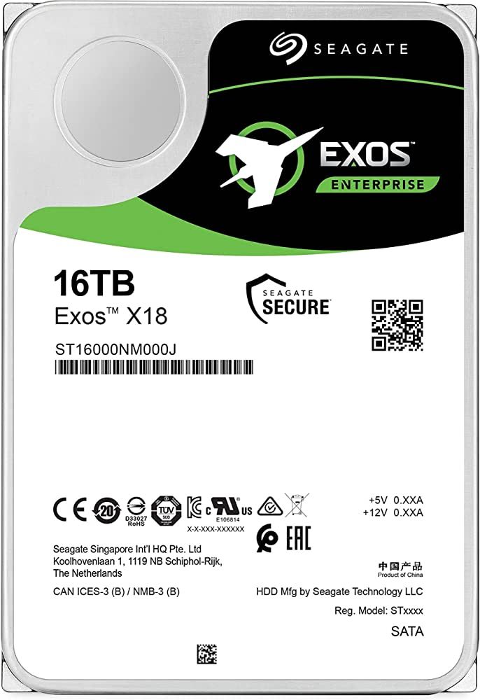 Seagate HD3.5  SATA3-Raid 16TB ST16000NM000J (Rec.) Recertified 12Month Warranty