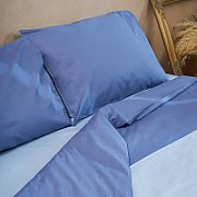 King Size bed set, printed, made of 100% cotton, density 132TC. Product dimensions: 2 pillow covers 50x70 cm, duvet cover sheet 200x220 cm, flat sheet 220x240 cm.