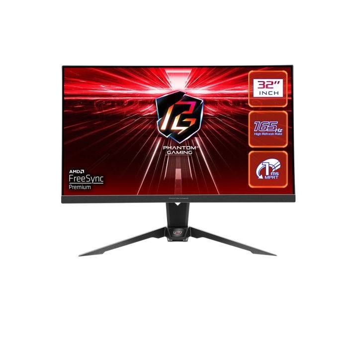 Monitor 31.5 inch LED ASRock PG32QF2B 2560 x 1440 pixeli, 165 Hz, 1 ms, Negru
