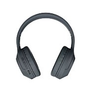 CANYON BTHS-3, Canyon Bluetooth headset,with microphone, BT V5.1 JL6956, battery 300mAh, Type-C charging plug, PU material, size:168*190*78mm, charging cable 30cm and audio cable 100cm, Dark grey