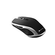 CANYON MW-19, 2.4GHz Wireless Rechargeable Mouse with Pixart sensor, 6keys, Silent switch for right/left keys,Add NTCDPI: 800/1200/1600, Max. usage 50 hours for one time full charged, 300mAh Li-poly battery, Black -Silver, cable length 0.6m, 121*70*39mm, 0.