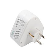 Triplu Stecher SPACER, Schuko, max 3500W, 16A, 3 prize Schuko, 1 stecher Schuko,  SPMS-3-WH  (incl. TV 0.80 RON)