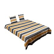   King Size Bedspread 200x220 with 2 pillow covers 45x45 cm 
Material : 75% Cotton and  25% Polyester
  