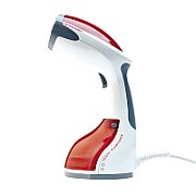 Aparat de calcat vertical Heinner HGS-1400RD, putere maxima: 1240-1470W, calcare verticala, talpa inox, abur continuu cu buton blocare, rezervor apa fix, perie inclusa, debit abur: 18+-4g/min, capacitate rezervor apa: 120+-10ml, rosu