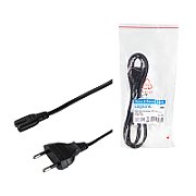 CABLU alimentare LOGILINK casetofon,  1.8m, intrare Euro plug, iesire C7, 10A, testat VDE, black,  CP092  (include TV 0.18lei)