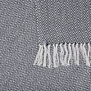 CUVERTURA PLED 200X220 CM ZAG BLACK