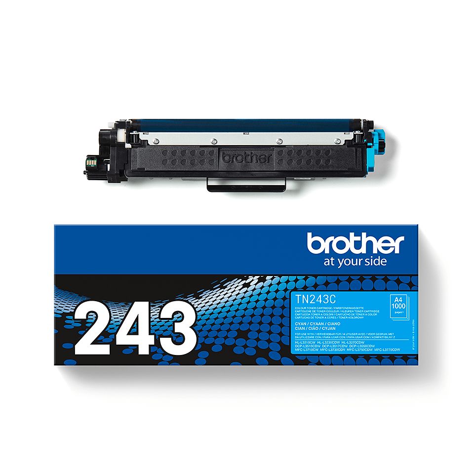Cartus toner Brother TN-243C ,Albastru ,1000 pagini ,Original (TN-243C) 