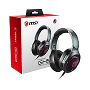 MSI Immerse GH30 virtual 7.1 surround sound USB Over-ear GAMING Headset with In-line controller RGB Mystic Light