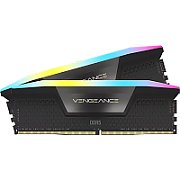 Memorie Corsair Vengeance 32 GB DDR5 6000 MHz CL30, kit 2 x 16 GB, XMP 3.0, Negru, RGB