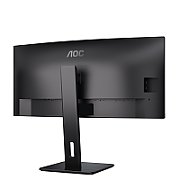 Monitor 34 inch LED AOC CU34P3CV 3440 x 1440 pixeli, 100 Hz, 4 ms, Negru