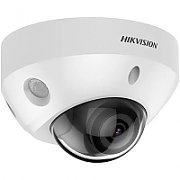 Camera supraveghere Hikvision Mini Dome DS-2CD2547G2-LS(2.8mm)(C) (BLACK), 4MP, WDR 130dB,24/7 colorful imaging, 1/1.8  Progressive Scan CMOS, IR 30M, 1 RJ45 10 M/100 M self-adaptive Ethernet port,Built-in memory card slot, support microSD card, up to 256 GB, Dimension: Ø113.6 mm × 72.6 mm,Weight