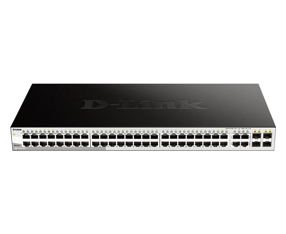 Switch D-Link DGS-1210-52MP/E, 52 porturi 10 / 100 / 1000 MBs